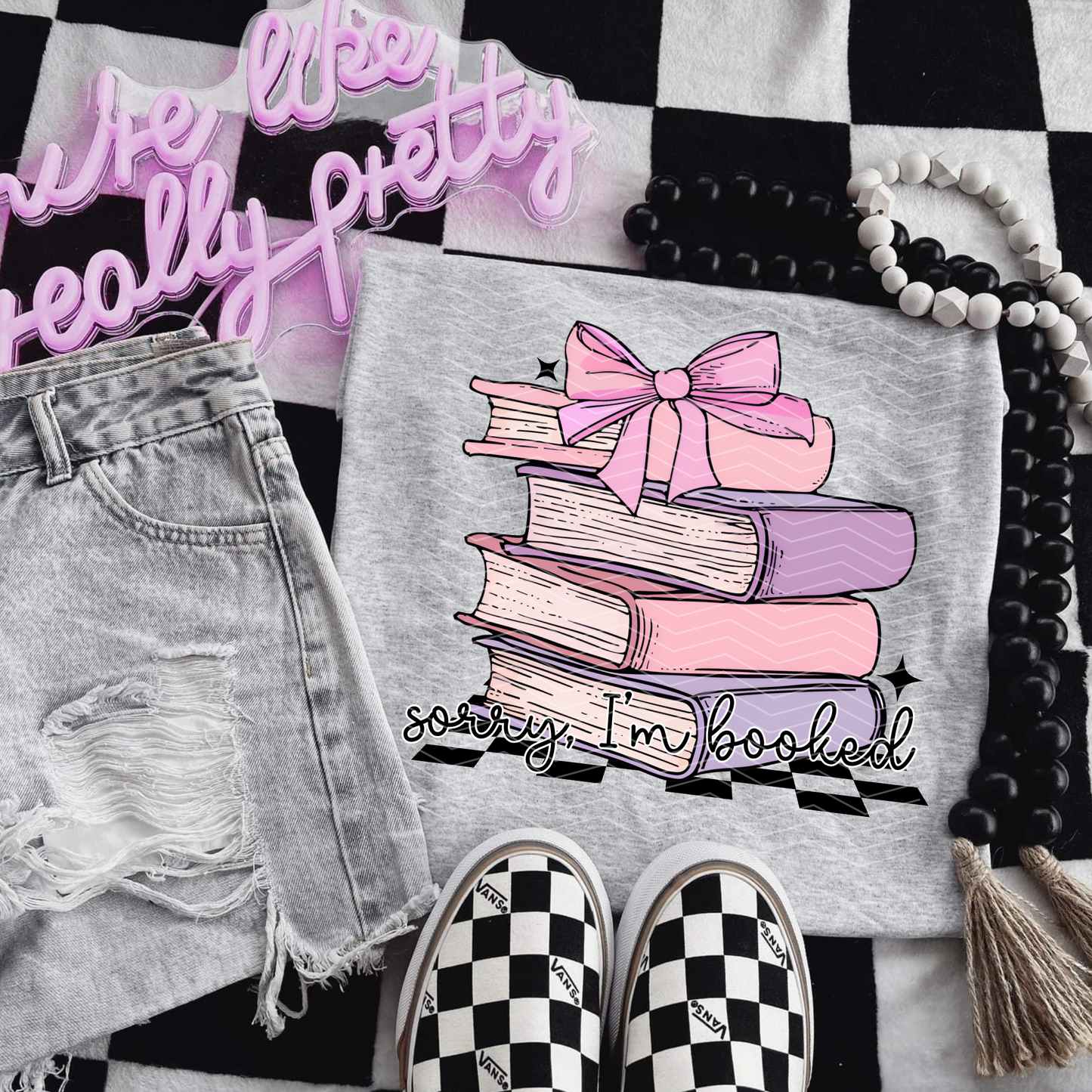 Sorry, I'm Booked Pink