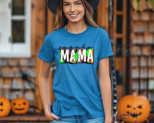 Spooky Mama Lightning Leopard DTF TRANSFER