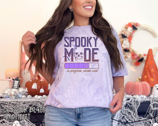 Spooky Mode In Progress Please Wait DTF TRANSFER