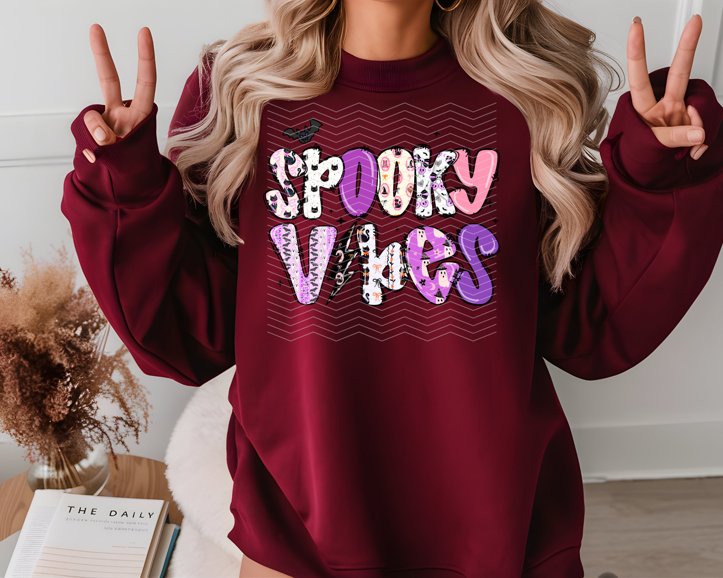 Spooky Vibes Cute DTF TRANSFER