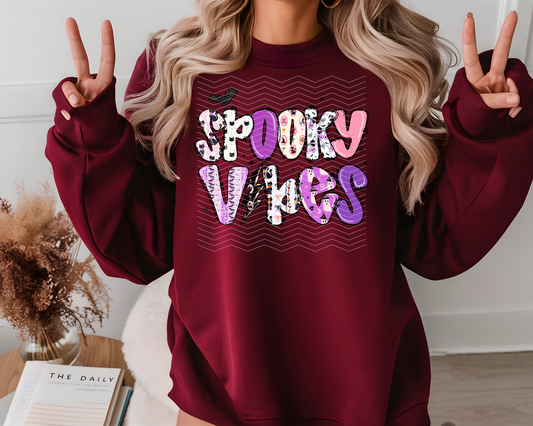 Spooky Vibes Cute DTF TRANSFER