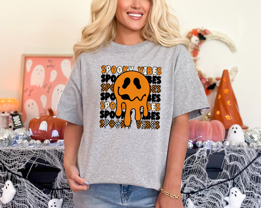 Spooky Vibes Stacked black & orange