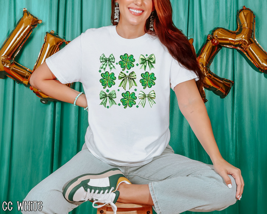 St Patrick's Day Coquette Collage