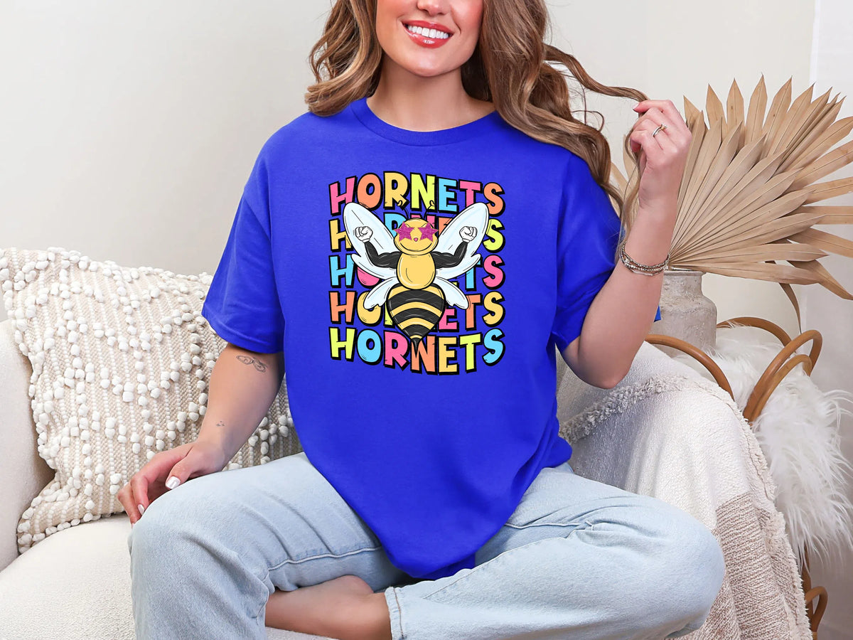 Star Eye Cartoon Hornets DTF TRANSFER