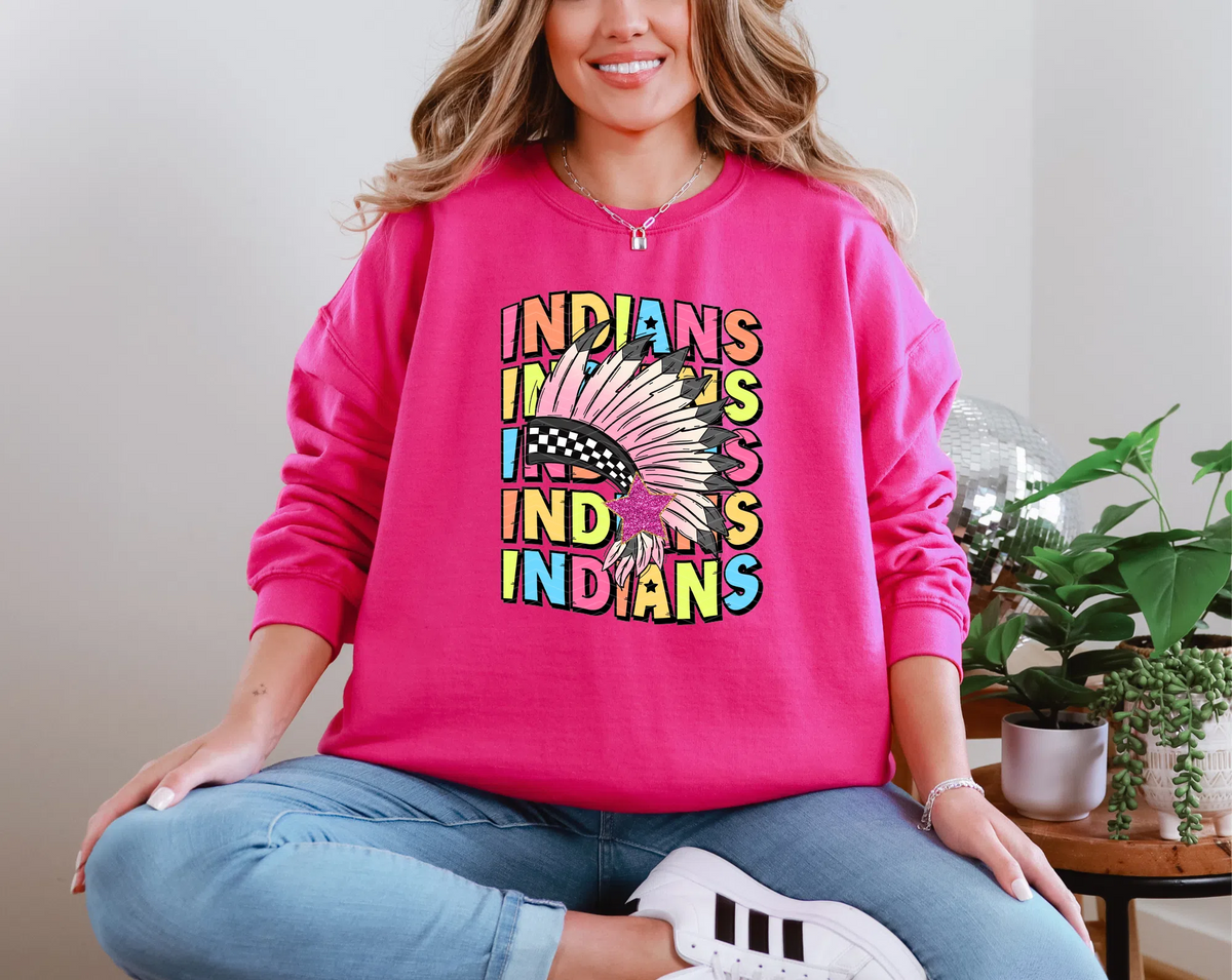 Star Eye Cartoon Indians DTF TRANSFER
