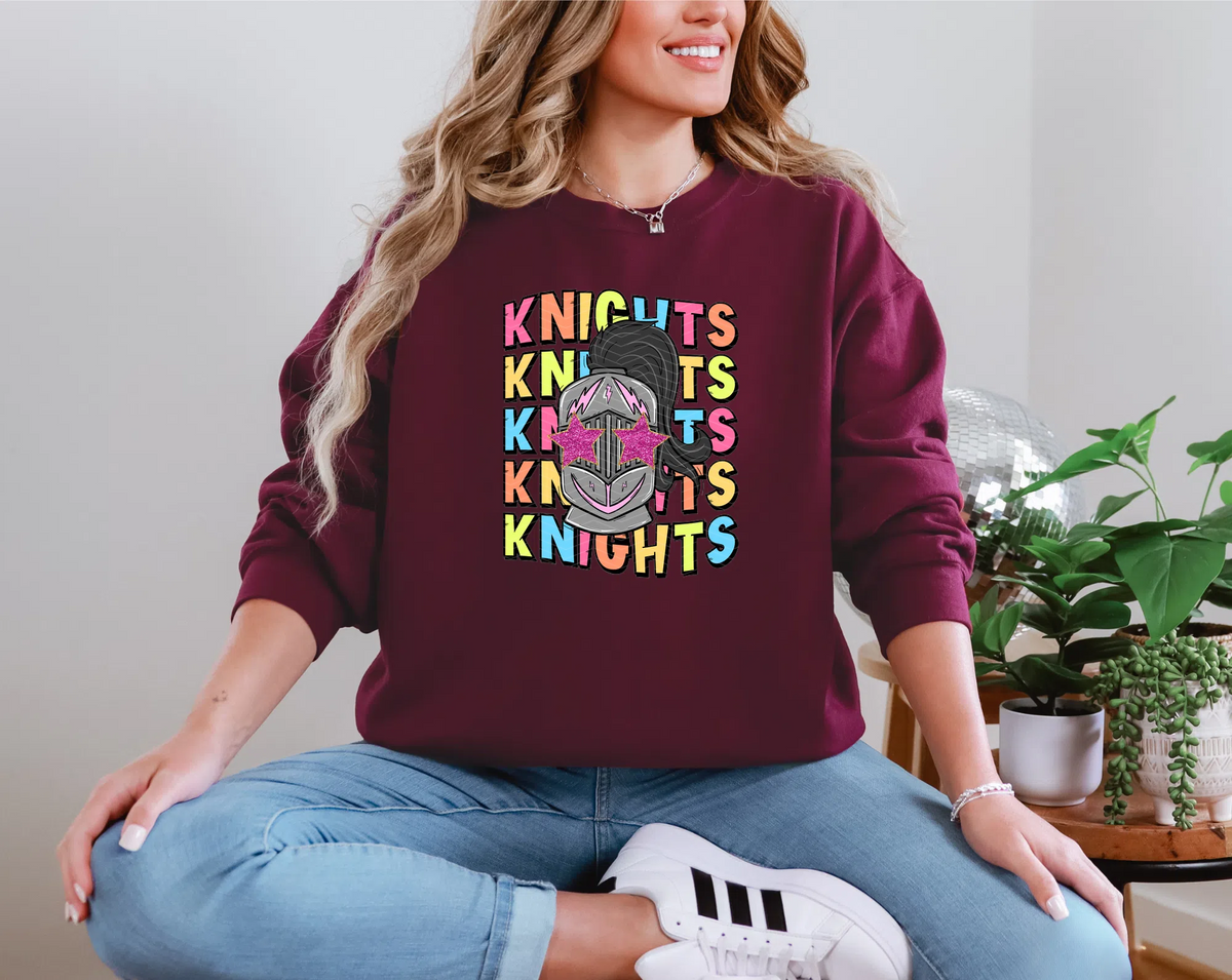 Star Eye Cartoon Knights DTF TRANSFER