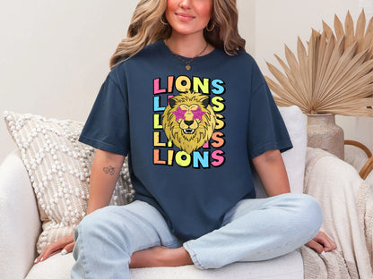 Star Eye Cartoon Lions DTF TRANSFER