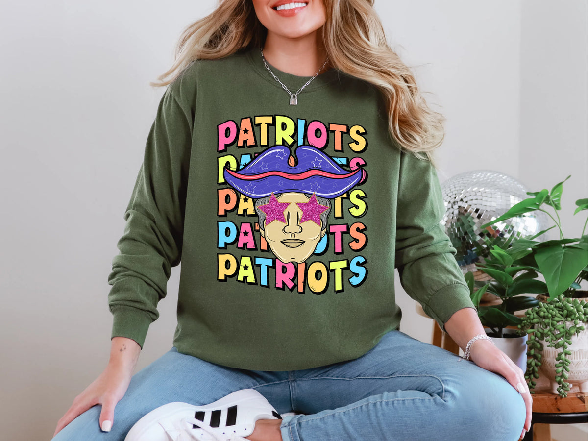 Star Eye Cartoon Patriots DTF TRANSFER