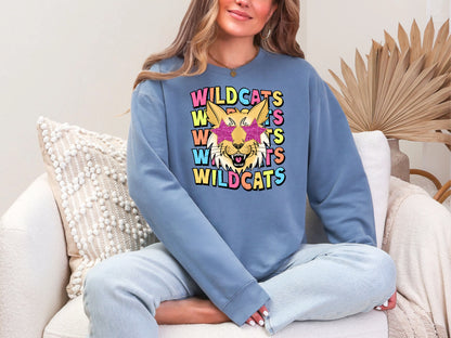 Star Eye Cartoon Wildcats DTF TRANSFER