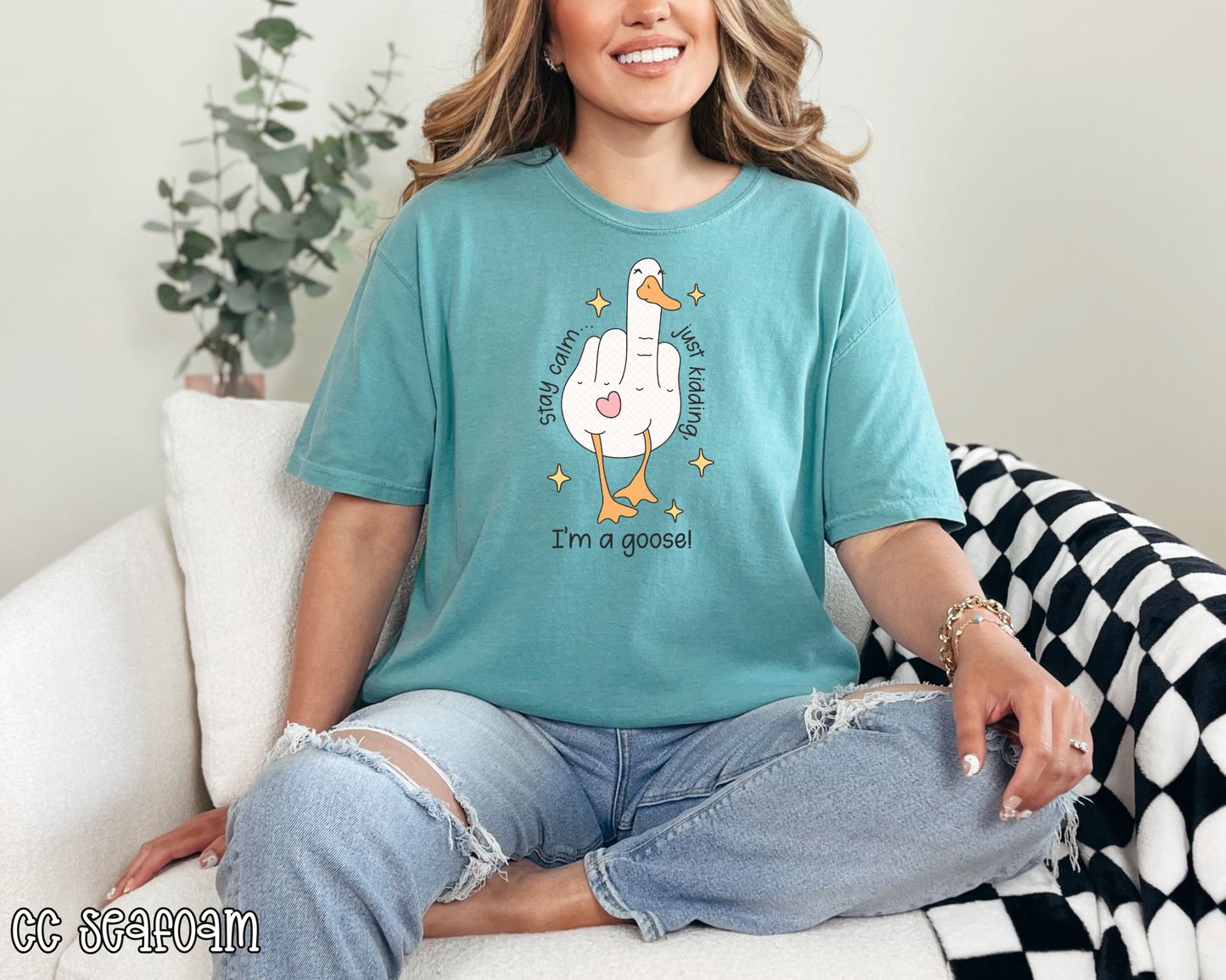 Stay Calm Just Kidding I'm A Goose DTF TRANSFER