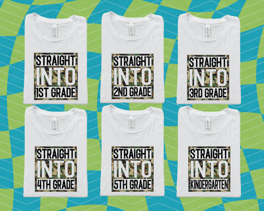 Straight Into Camo Grades DTF TRANSFER