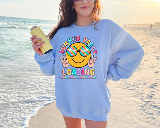 Summer Vacay Loading Dots Smiley