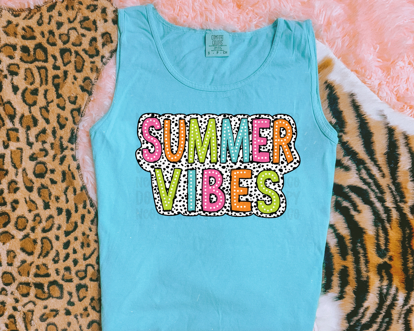 Summer Vibes Dalmatian Dots DTF TRANSFER