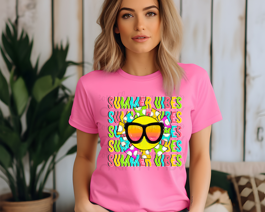 Summer Vibes neon sunshine
