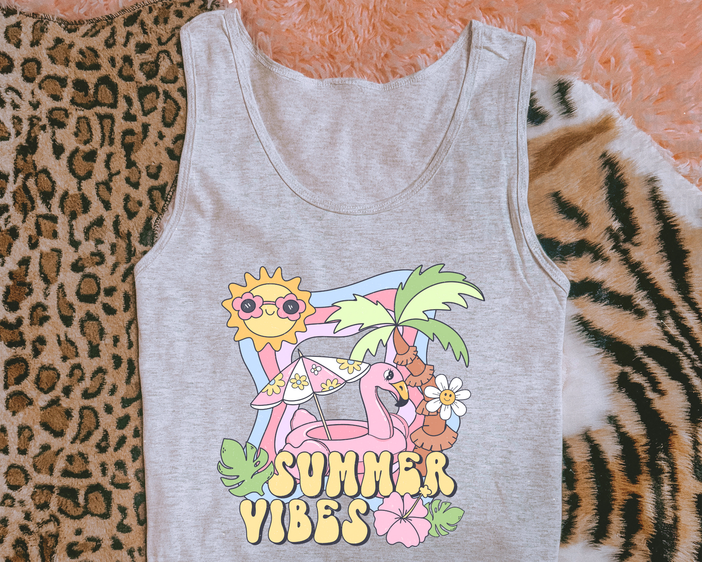 Summer Vibes floatie DTF TRANSFER