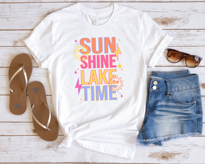 Sunshine Lake Time DTF TRANSFER