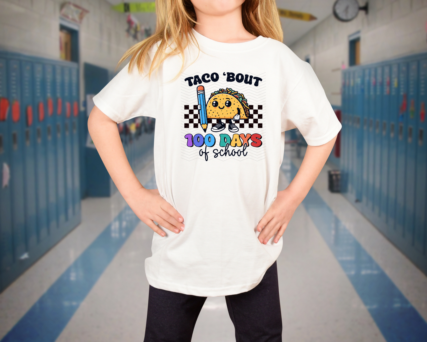 Taco Bout 100 Days of School DTF TRANSFER