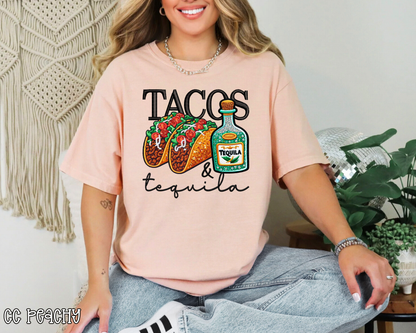 Tacos & Tequila DTF TRANSFER