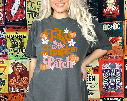 Take Me To The Pumpkin Patch pink