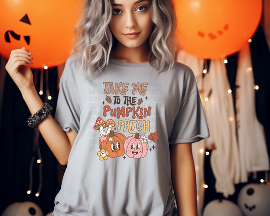 Take Me To The Pumpkin Patch retro DTF TRANSFER