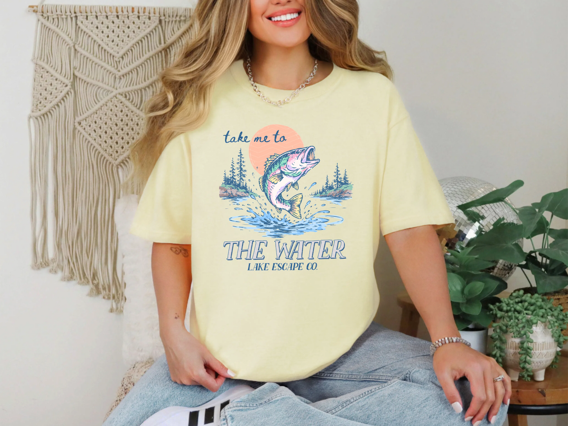 Take Me to the Water Lake Escape Co DTF TRANSFER