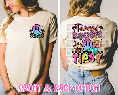 Tanned Bougie Tipsy DTF TRANSFER