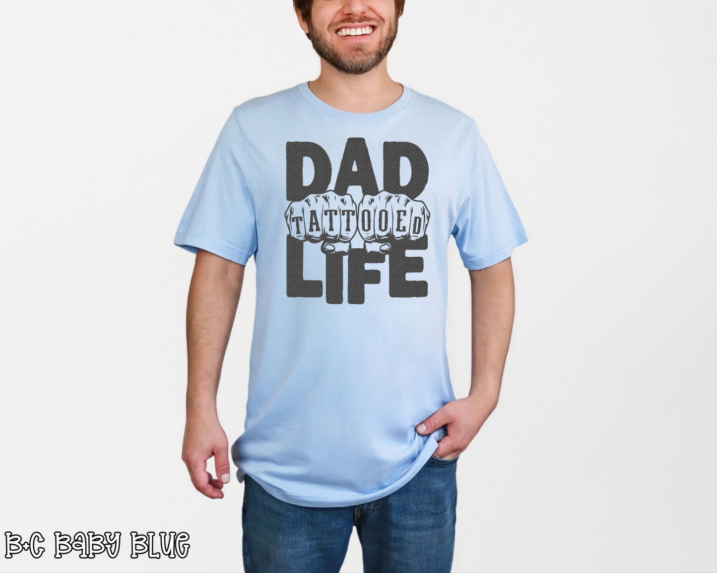 Tattooed Dad Life DTF TRANSFER