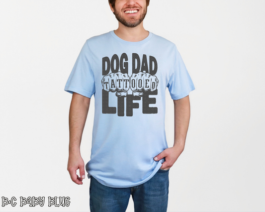 Tattooed Dog Dad Life DTF TRANSFER