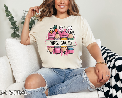 Teacher Easter Customizable DTF TRANSFER