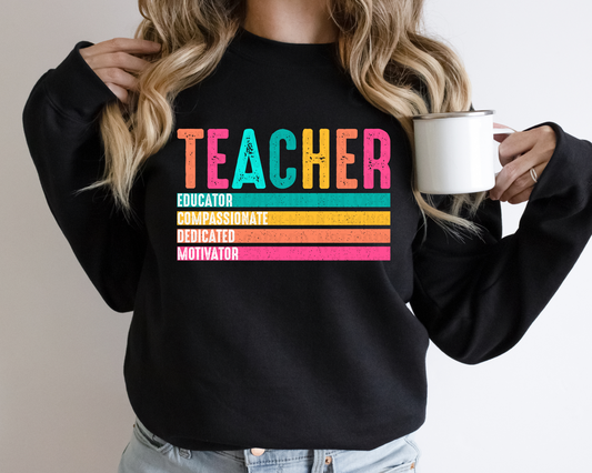 Teacher Neon DTF TRANSFER