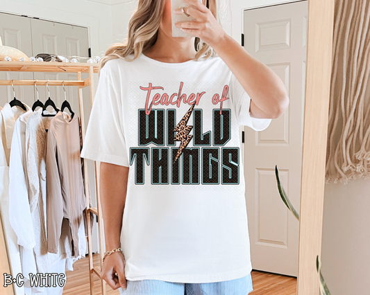 Teacher Of Wild Things Pastel Leopard DTF TRANSFER