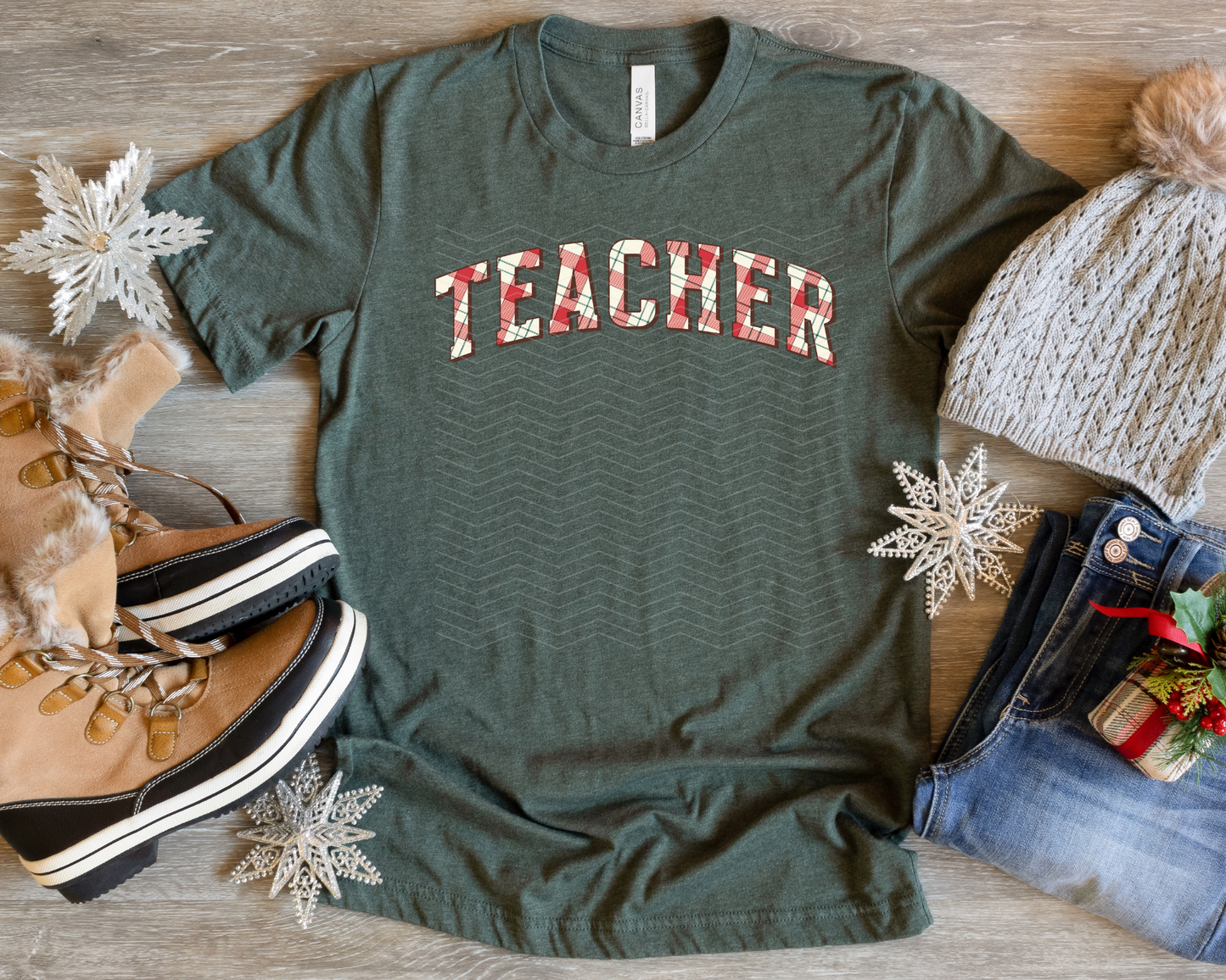 Teacher Plaid DTF TRANSFER