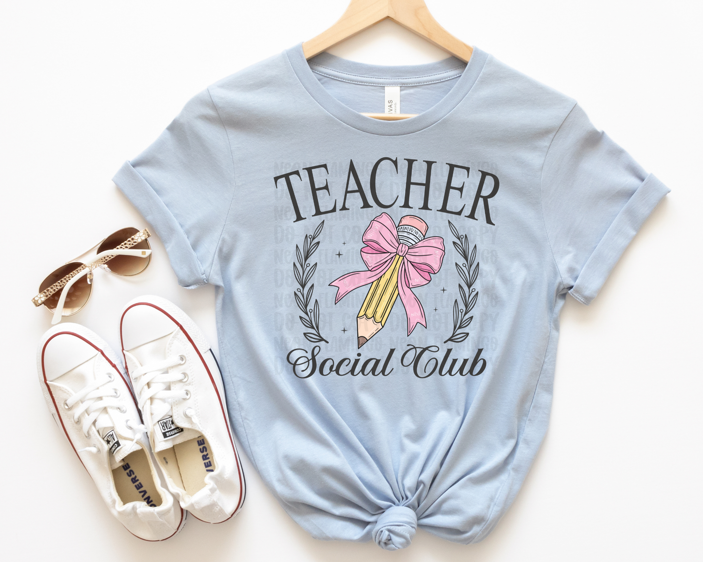 Teacher Social Club | 2 colors | DTF TRANSFER