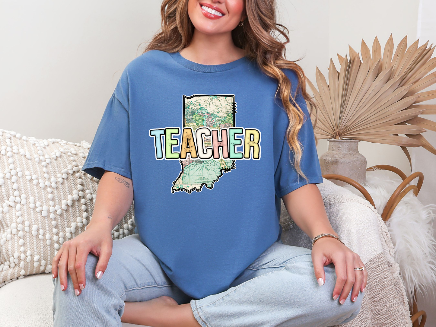 Teacher State Indiana DTF TRANSFER