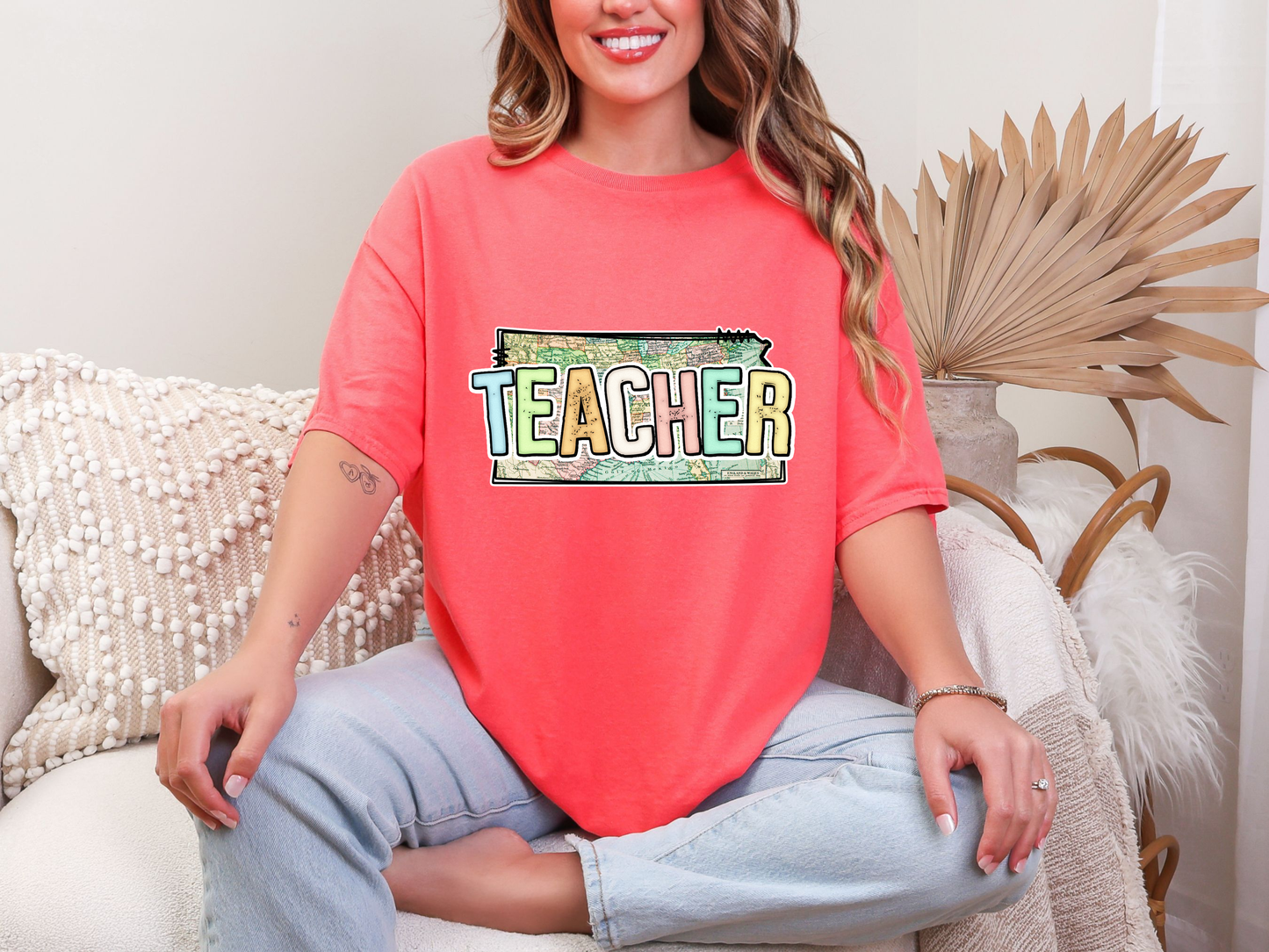 Teacher State Kansas DTF TRANSFER