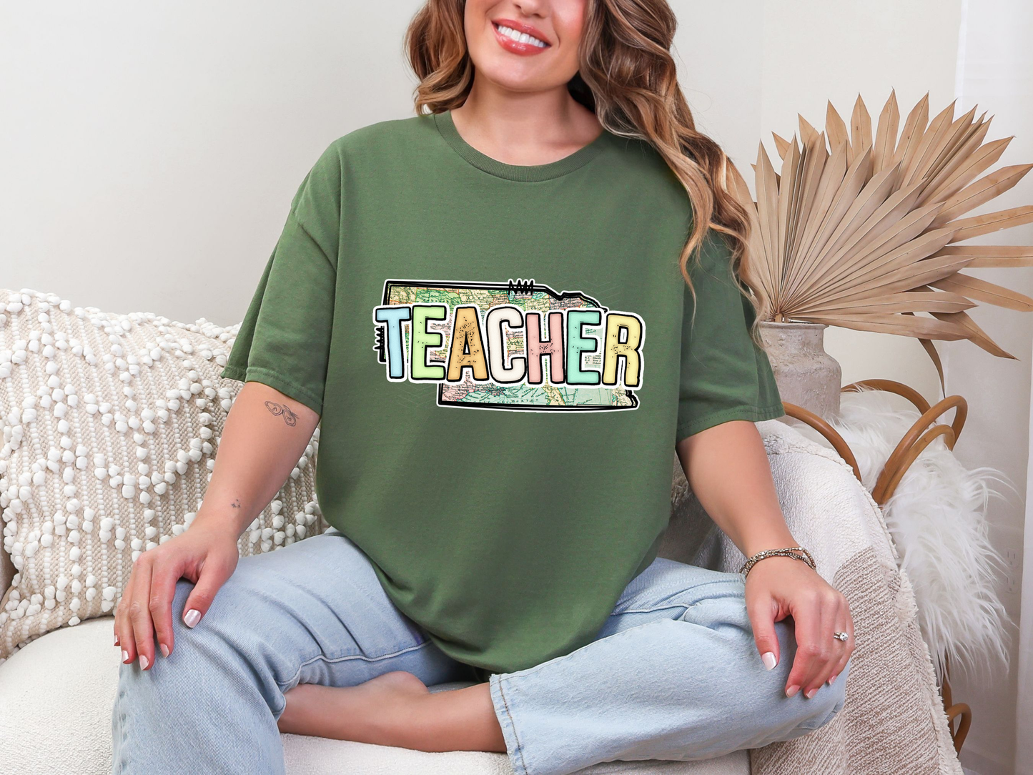 Teacher State Nebraska DTF TRANSFER