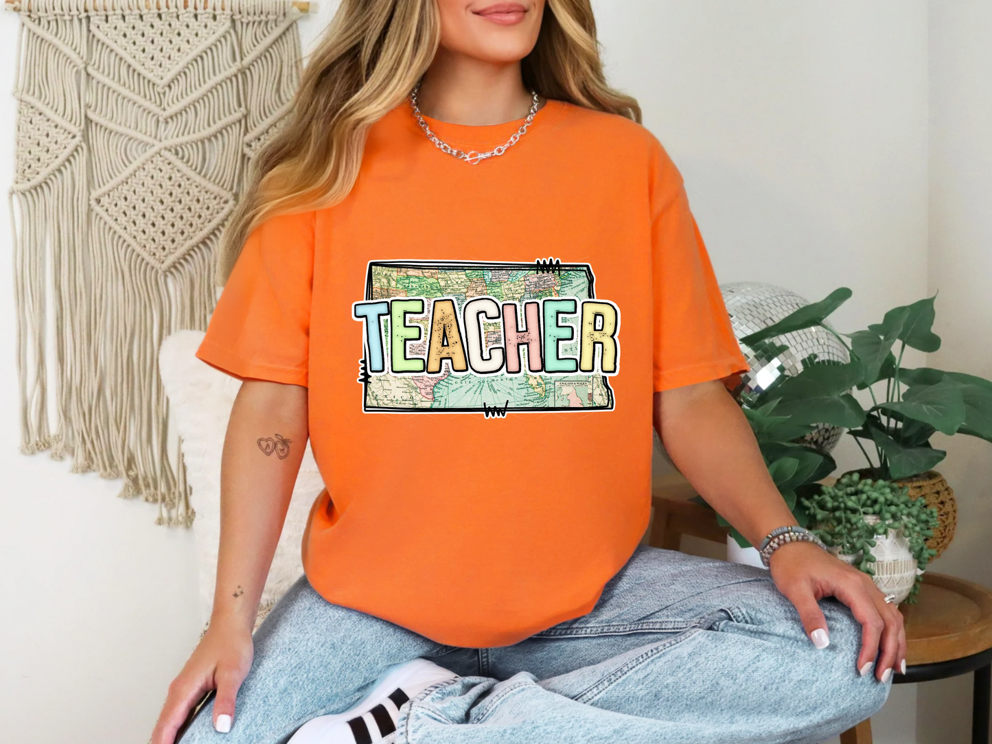 Teacher State North Dakota DTF TRANSFER