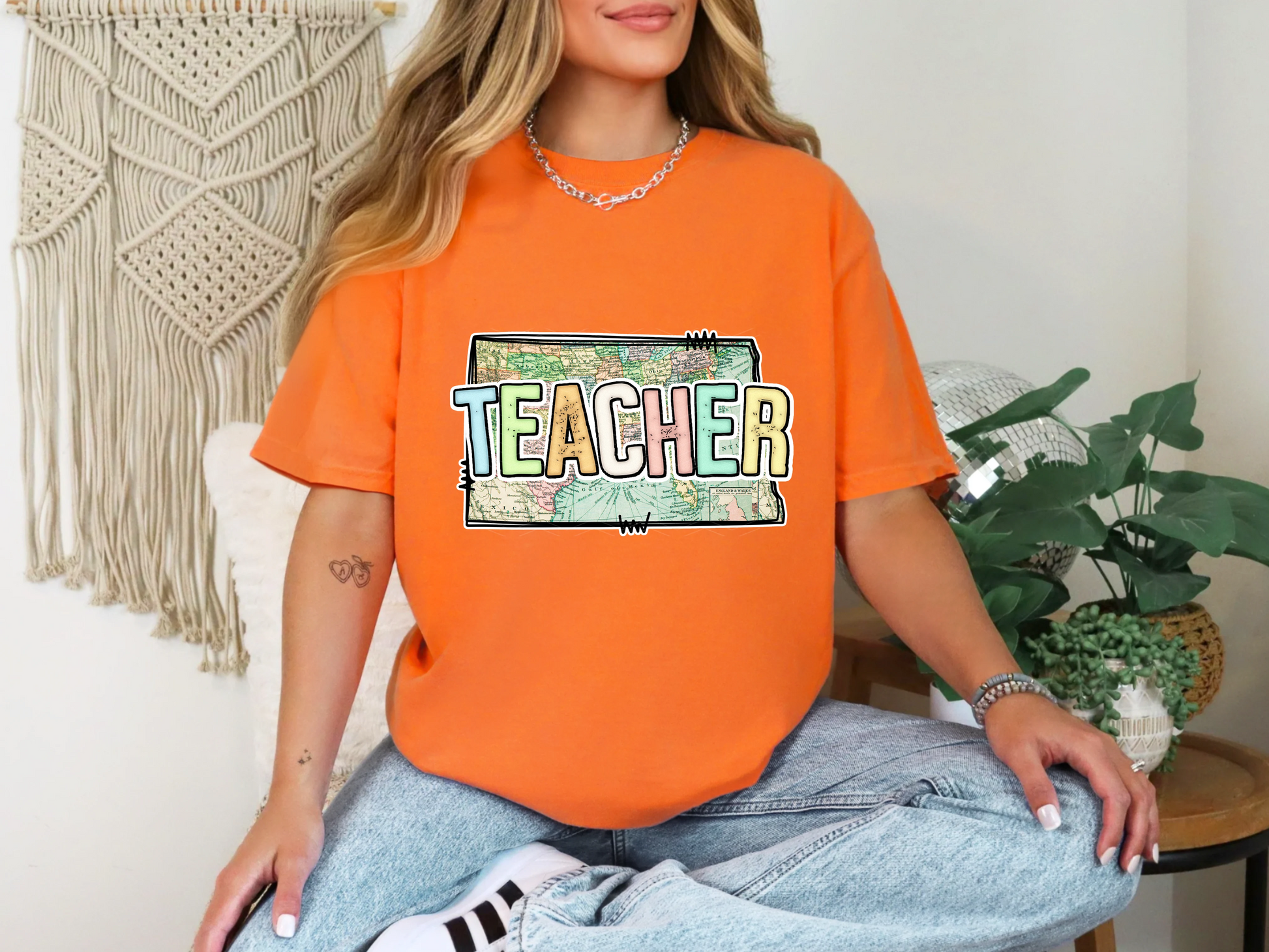 Teacher State North Dakota DTF TRANSFER