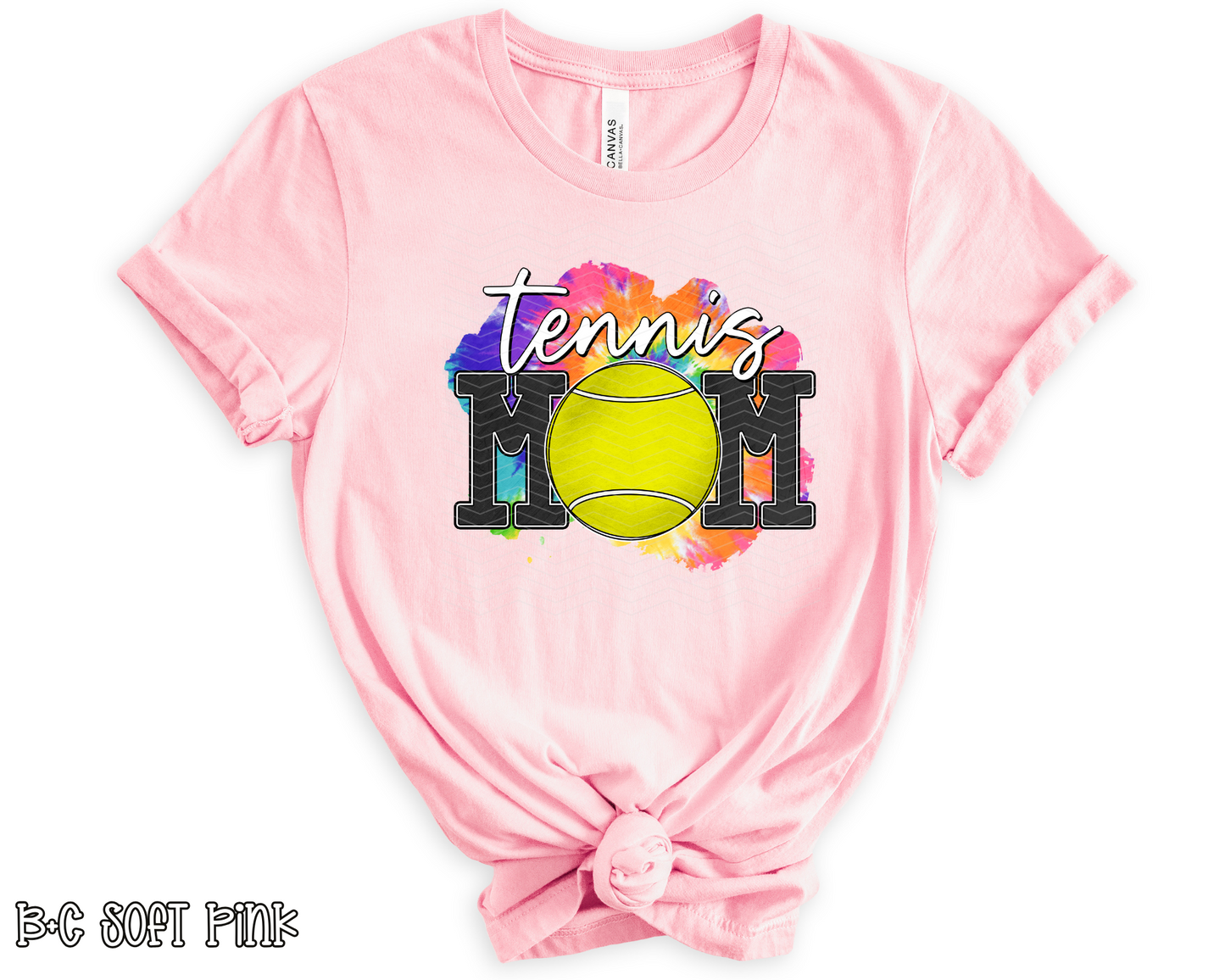 Tennis Mom Tie-Dye Background