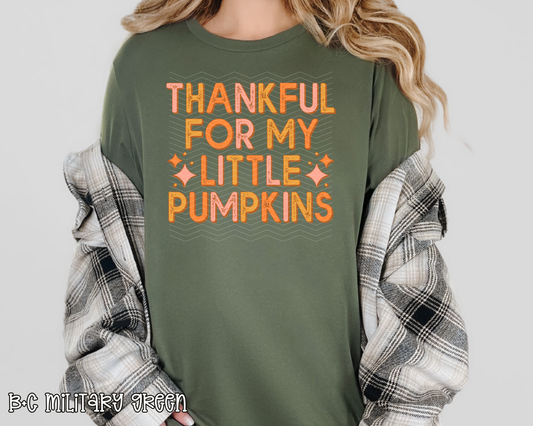 Thankful For My Little Pumpkins DTF TRANSFER