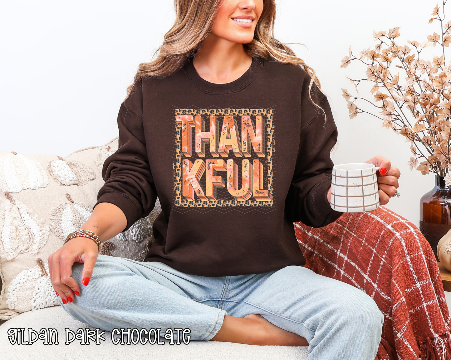 Thankful Tie-Dye Leopard DTF TRANSFER