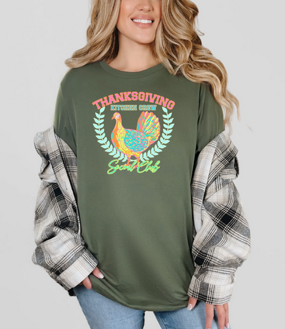 Thanksgiving Kitchen Crew Social Club | 2 Styles | DTF TRANSFER