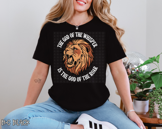 The God of the Whisper Is The God of the Roah white DTF TRANSFER