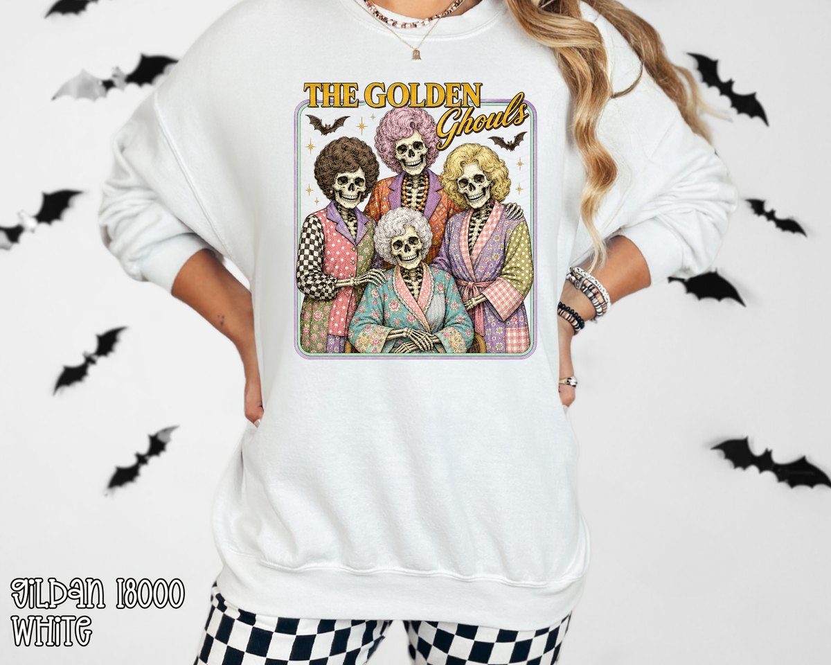 The Golden Ghouls DTF TRANSFER