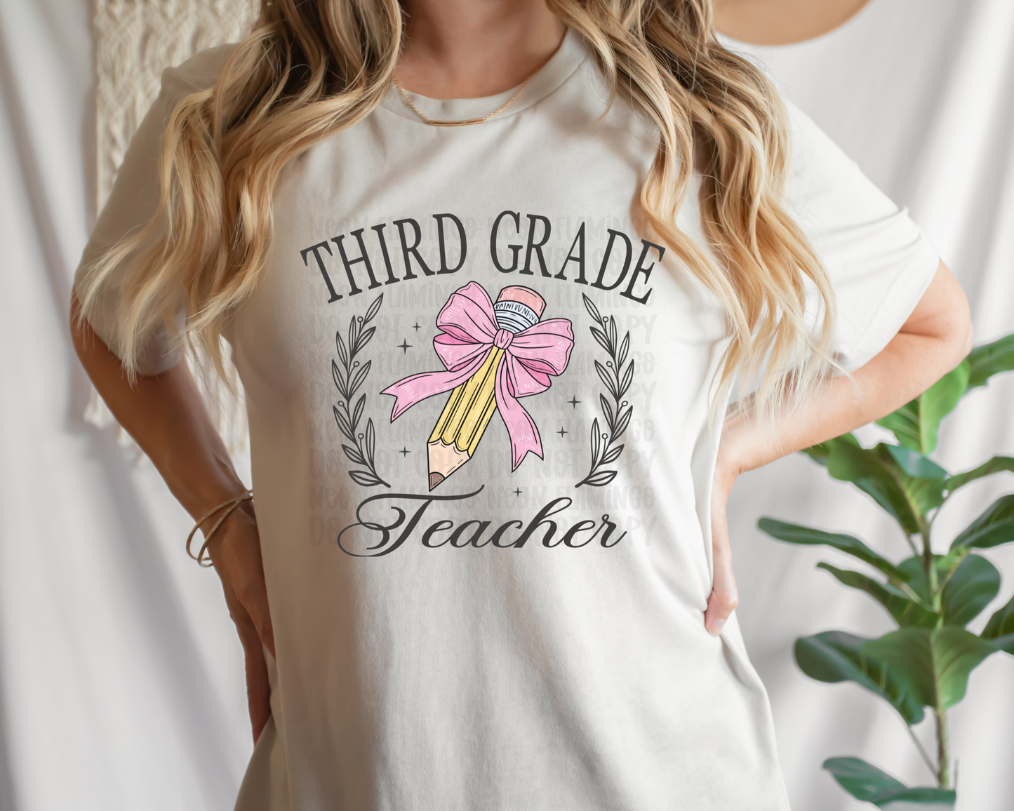 Teacher Pencil Bow | Multiple Options | DTF TRANSFER