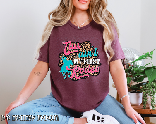 This Ain't My First Rodeo Leopard DTF TRANSFER