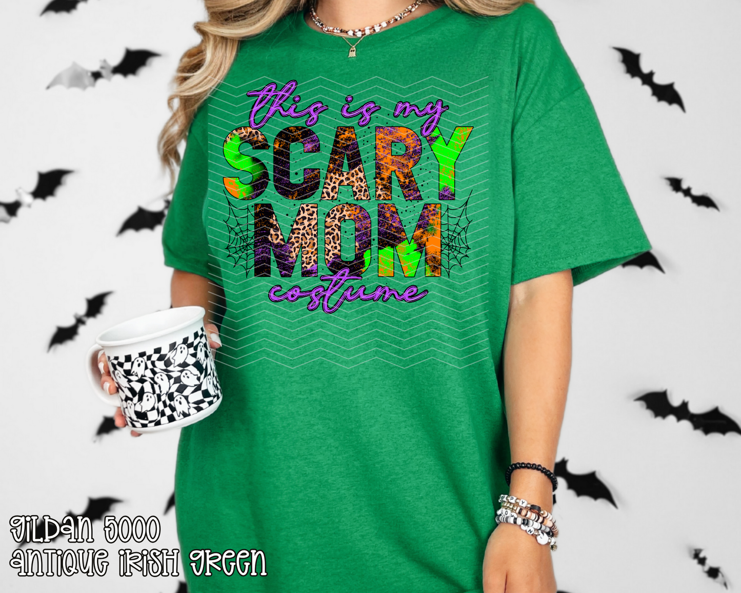 This Is My Scary Mom Costume Leopard DTF TRANSFER