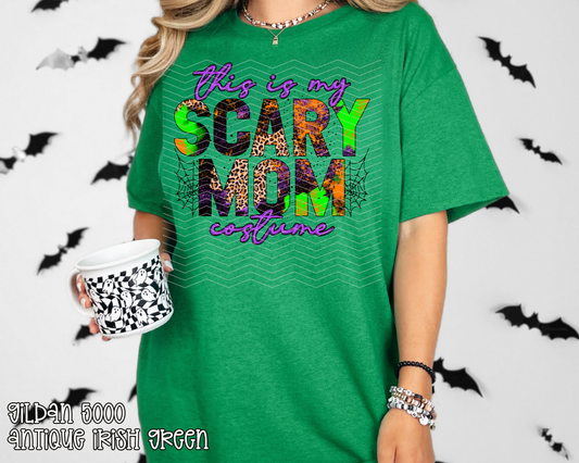 This Is My Scary Mom Costume Leopard DTF TRANSFER