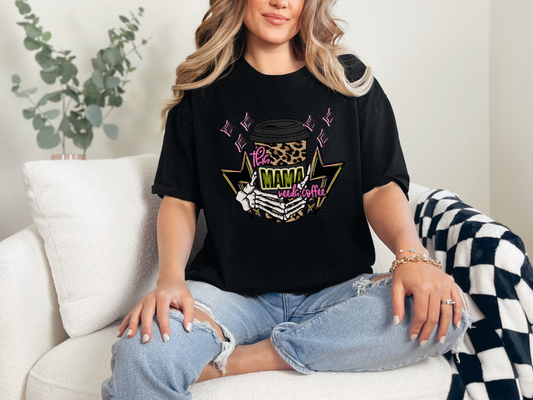 This Mama Needs Coffee Skellie Hands DTF TRANSFER