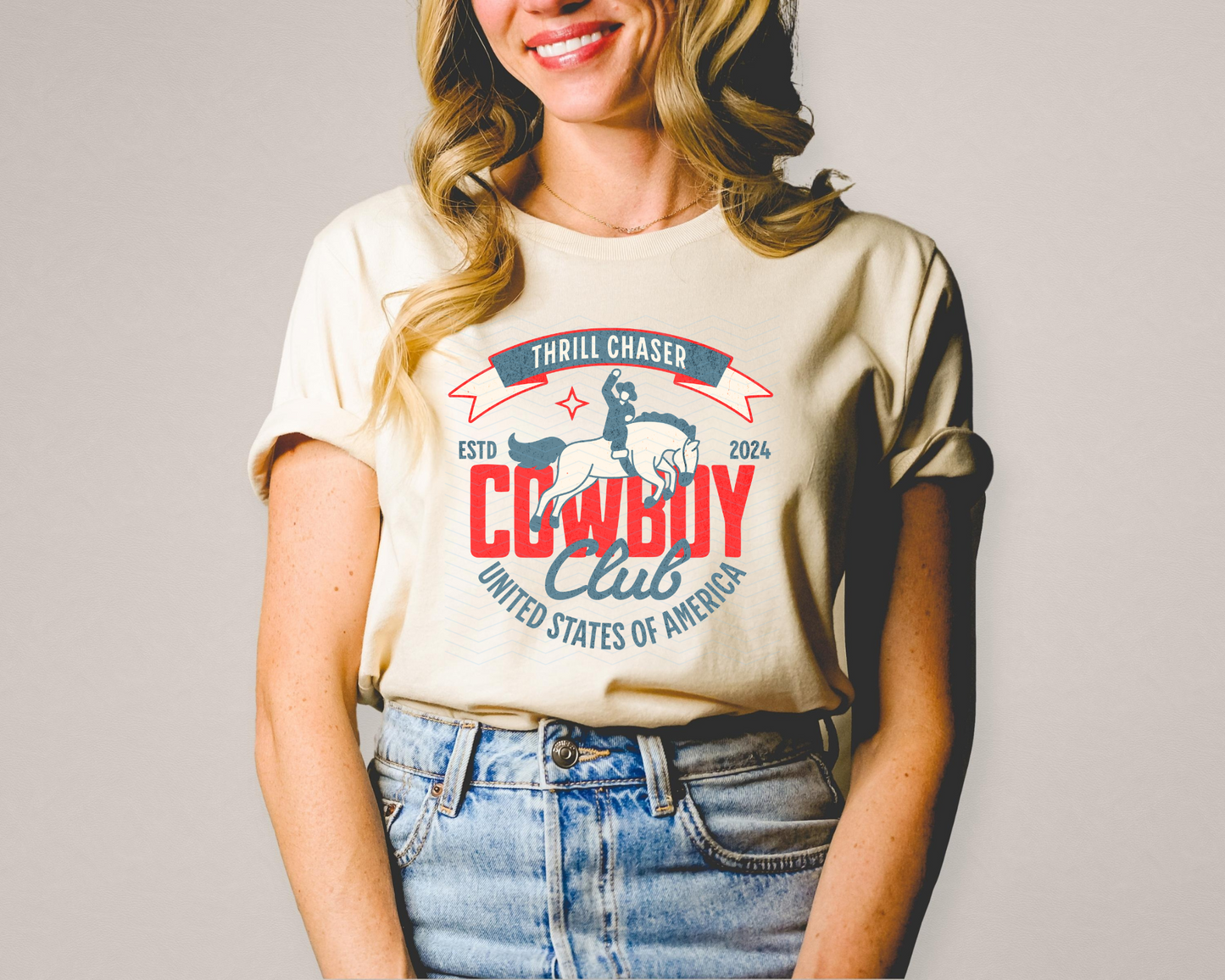 Thrill Chaser Cowboy Club DTF TRANSFER